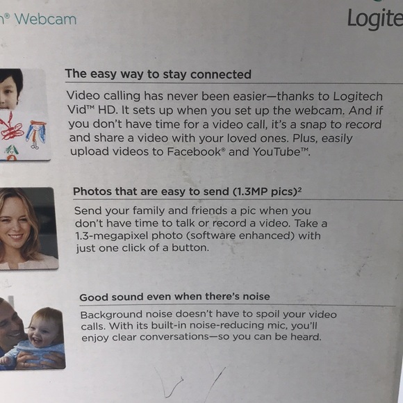 Logitech Webcam C200 new in box Built in mic - Picture 3 of 5